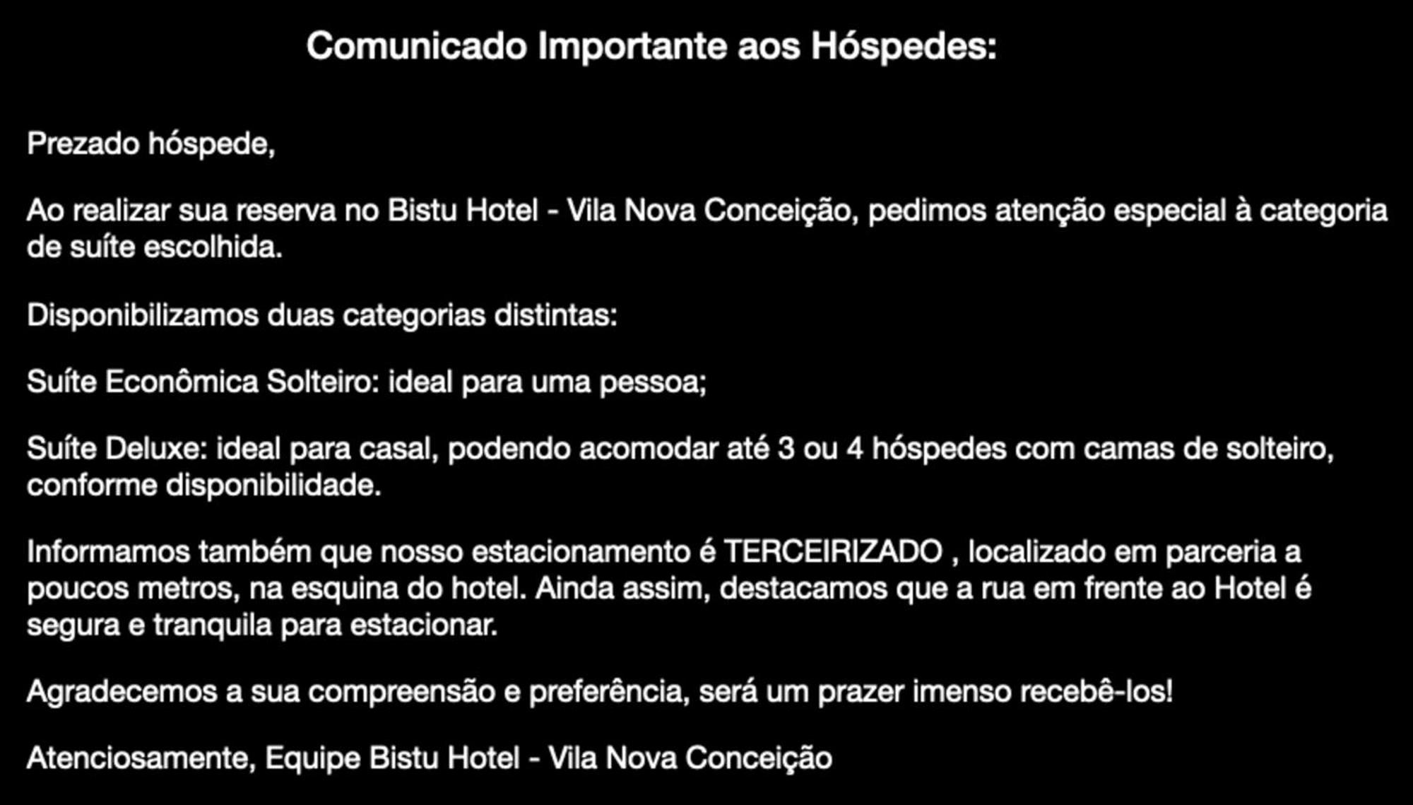 Bistu Hotel - Vila Nova Conceicao São Paulo Kültér fotó